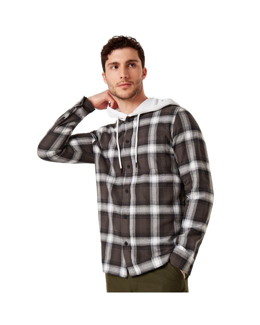 Oakley Cotton Icon Hooded Shirt for Men 