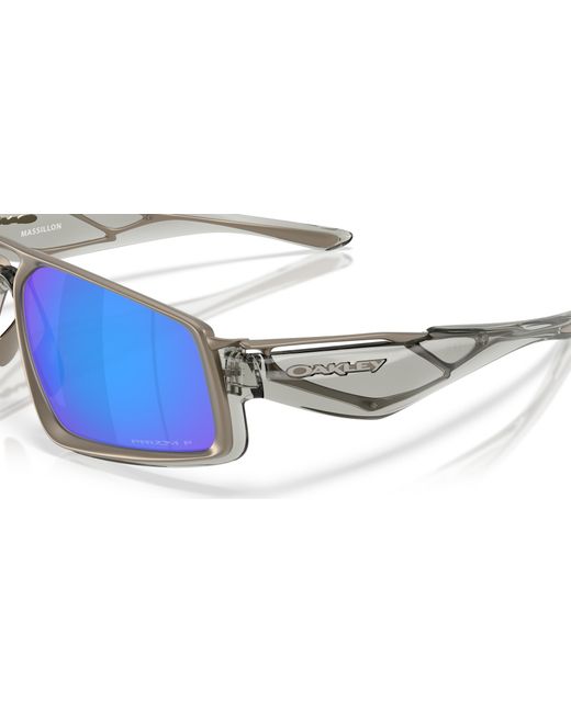 Oakley Black Massillon Sunglasses - Color: Grey