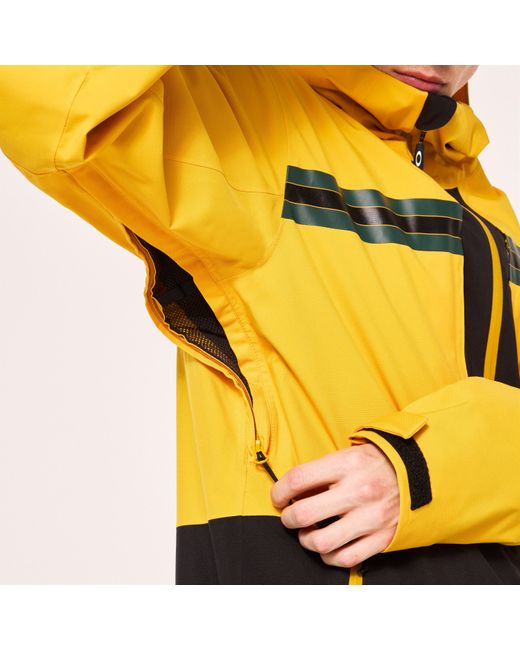 Oakley Tc Reduct Earth Shell Jacket - Color: Yellow/green for men