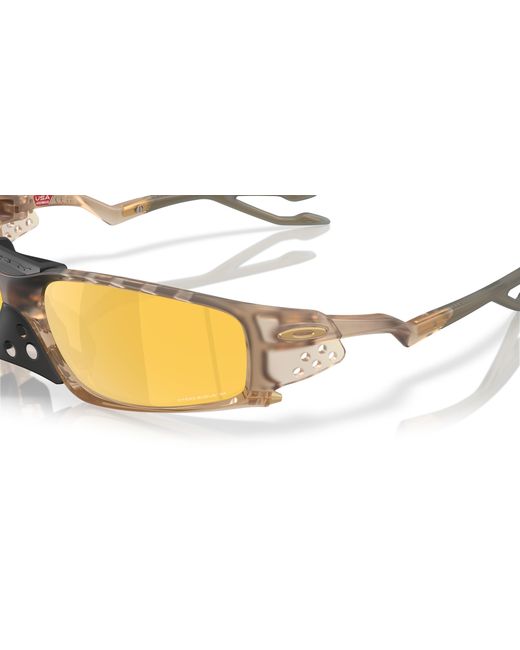 Oakley Black Plantaris Sq Sunglasses - Color: Matte Sepia