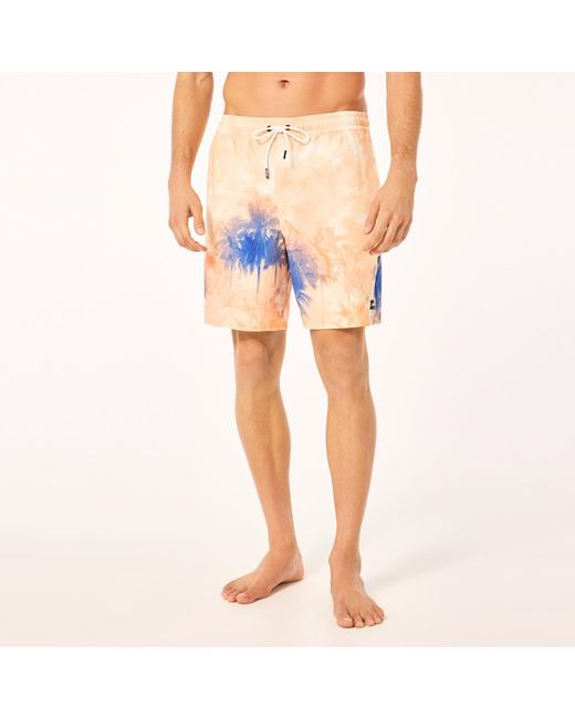 Oakley Pink Canary Palms Rc 18 Beachshort - Color: Orange for men