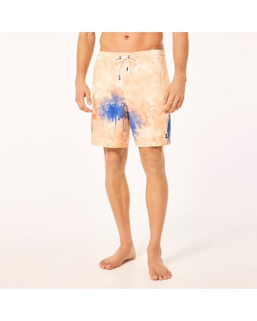 Oakley Pink Canary Palms Rc 18 Beachshort - Color: Orange for men