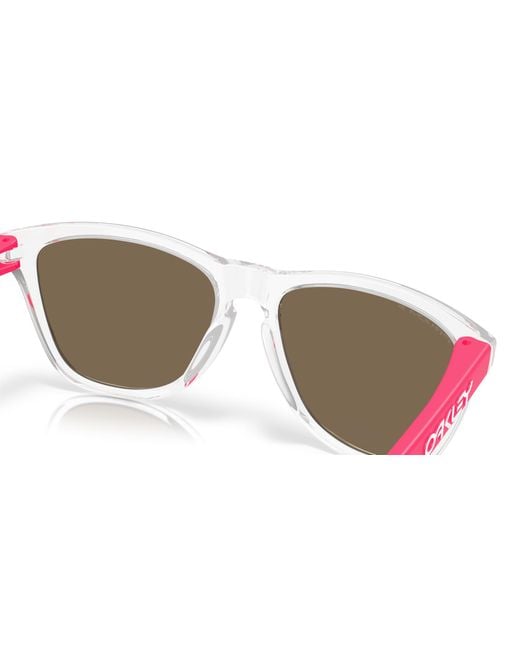 Oakley Black Frogskinstm Neon Pop Collection Sunglasses - Color: Clear for men