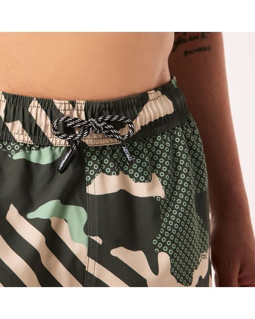 Oakley Green Grip Camo Rc 18" Beachshort for men
