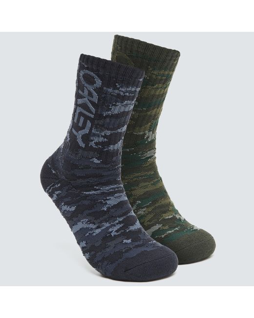 Oakley Blue Camo B1b Rc Socks for men