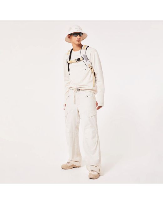 Oakley White Latitude Flex Tech Pant for men