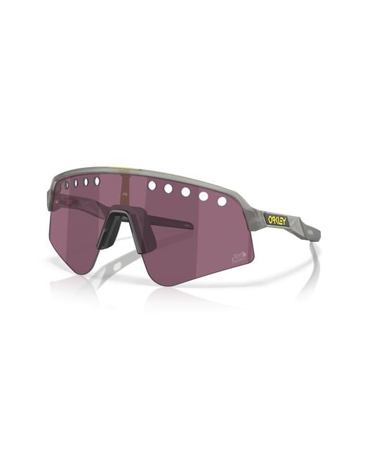 Oakley Purple 2026 Tour De Francetm Sutro Lite Sweep Sunglasses - Color: Grey for men