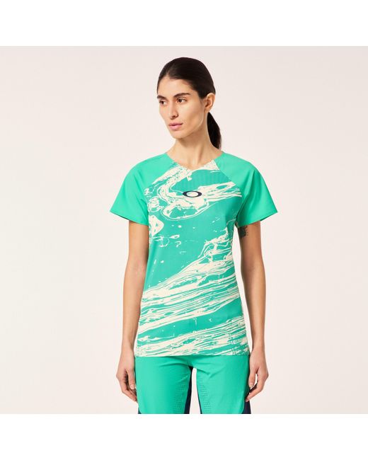 Oakley Green W Seeker Airline Ss Jersey