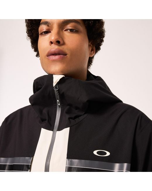 Oakley Black Tc Reduct Earth Shell Jacket for men