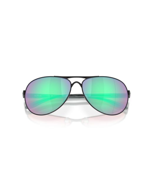 Oakley Blue Oo4079 Feedback Aviator Sunglasses