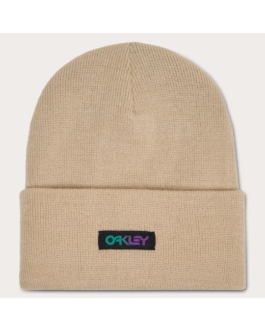 Oakley Herren B1b Gradient Patch Beanie in Natural für Herren