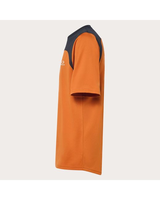 Oakley Orange Free Ride Ss Jersey for men
