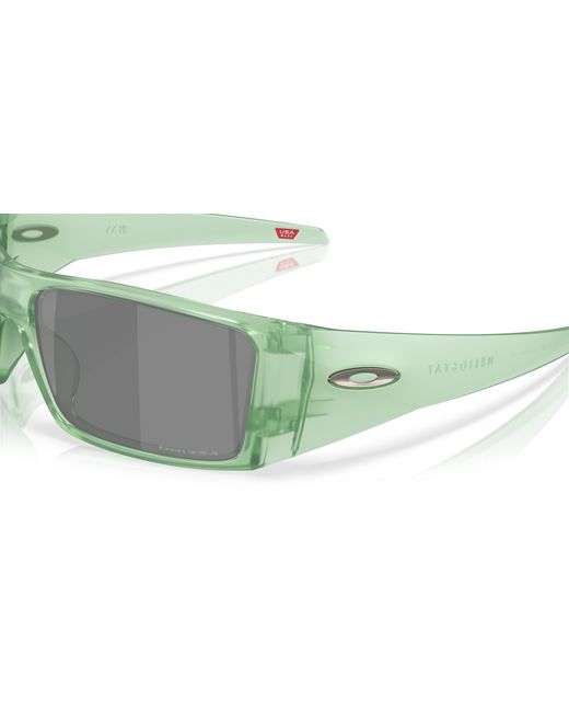 Oakley Black Heliostat Sunglasses - Color: Matte Transparent Jade for men
