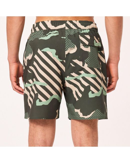 Oakley Green Grip Camo Rc 18" Beachshort for men