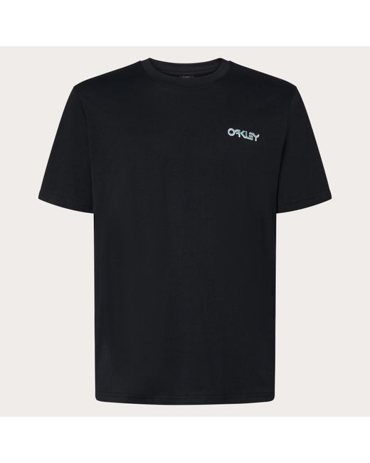 Oakley Blue Mtl Ringed B1B Tee for men