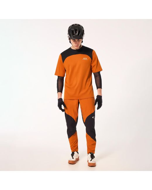 Oakley Orange Free Ride Ss Jersey for men