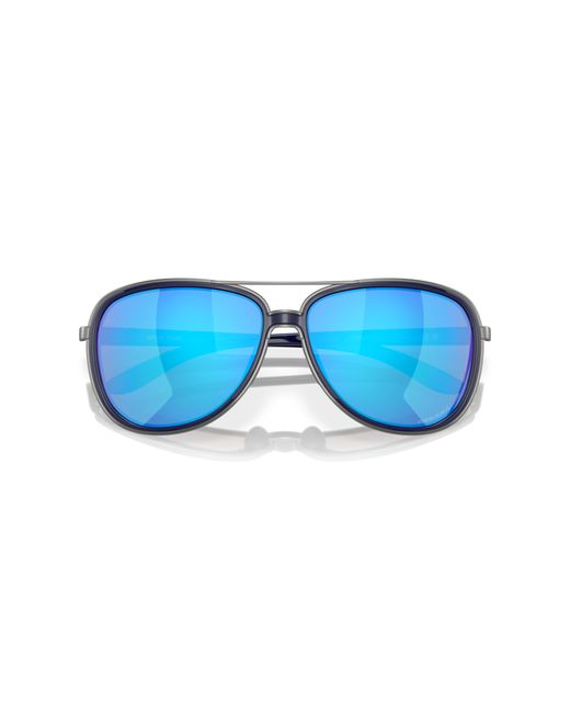 Navy Split Time Sunglasses di Oakley in Blue