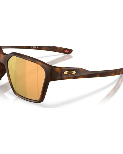 Oakley Black Briza Sunglasses - Color: Matte Tortoise Dark Amber for men