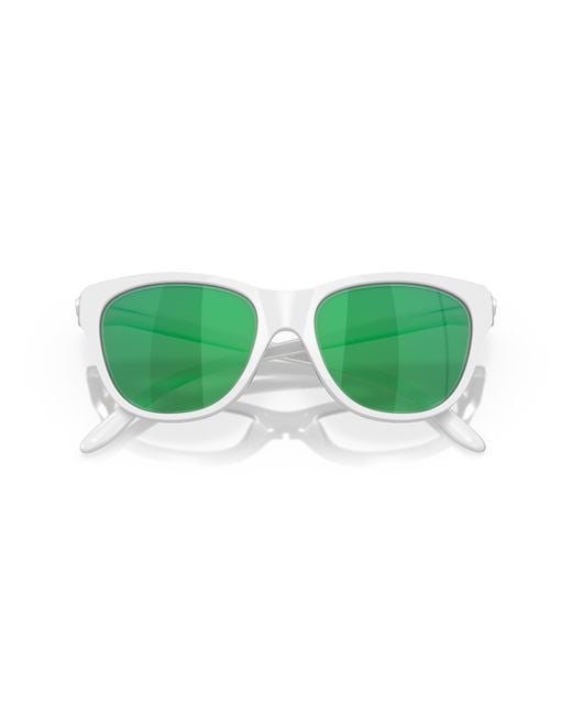 Oakley Green Hold Out Sunglasses - Color: White