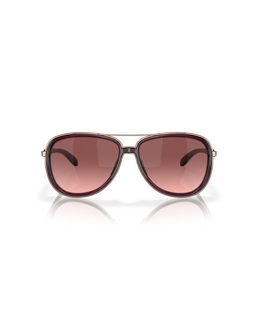 Oakley Crystal Raspberry Split Time Sunglasses in het Multicolor