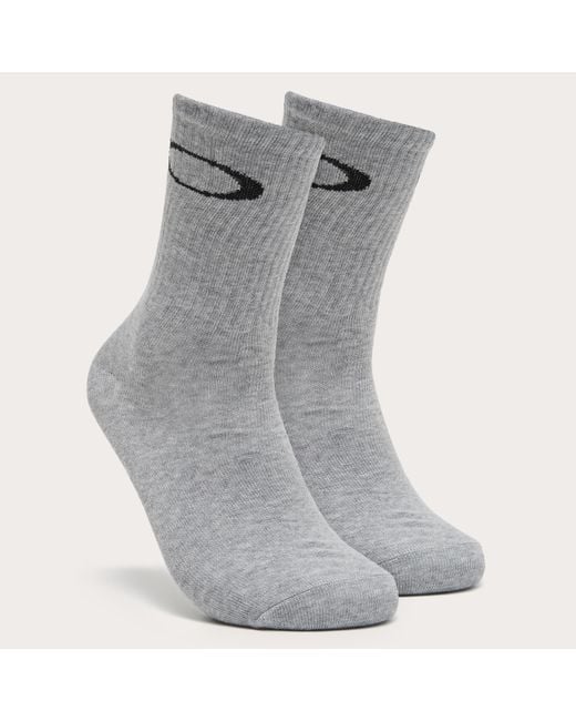 Oakley Gray Ellipse Crew Sock for men