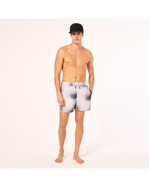 Oakley Pink Sand Pixel Rc 16 Beachshort - Color: Gray for men