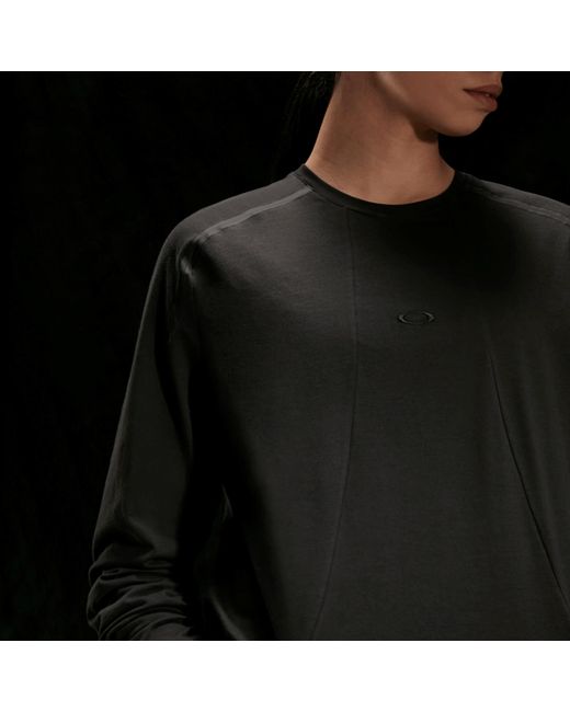 Oakley Definition Premium Cotton Pocket Tee Ls - Color: Black