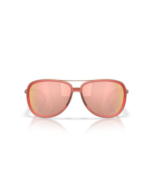 Oakley Black Split Time Sunglasses - Color: Matte Translucent Peach
