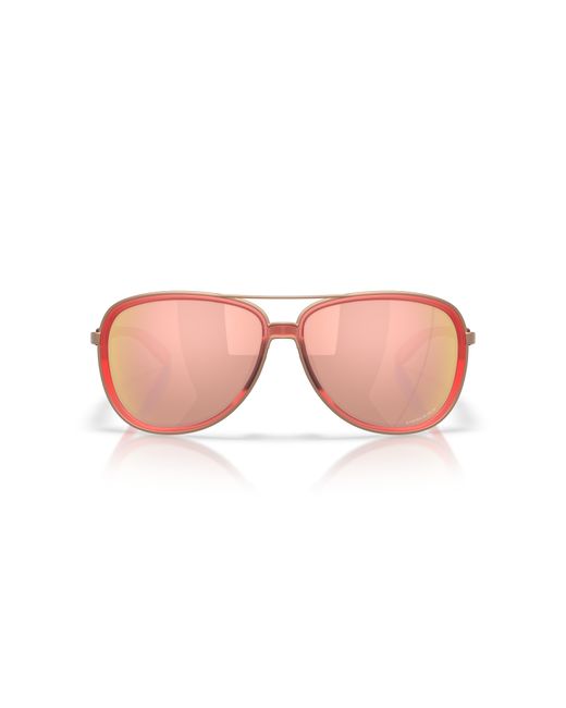 Oakley Black Split Time Sunglasses - Color: Matte Translucent Peach