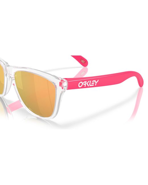 Oakley Black Frogskinstm Neon Pop Collection Sunglasses - Color: Clear for men