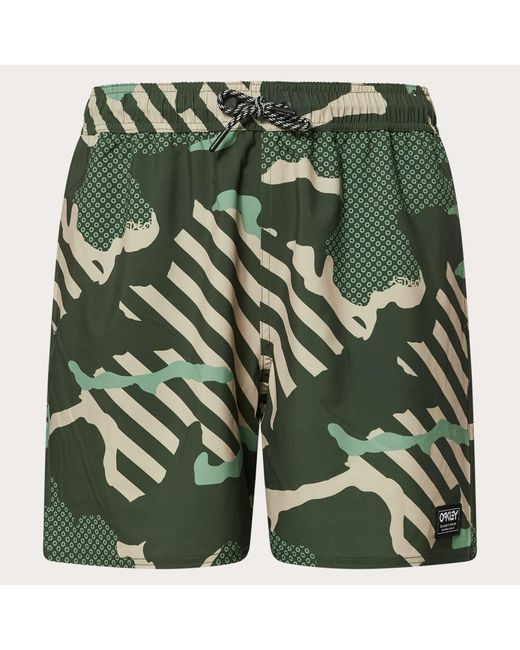 Oakley Green Grip Camo Rc 18" Beachshort for men