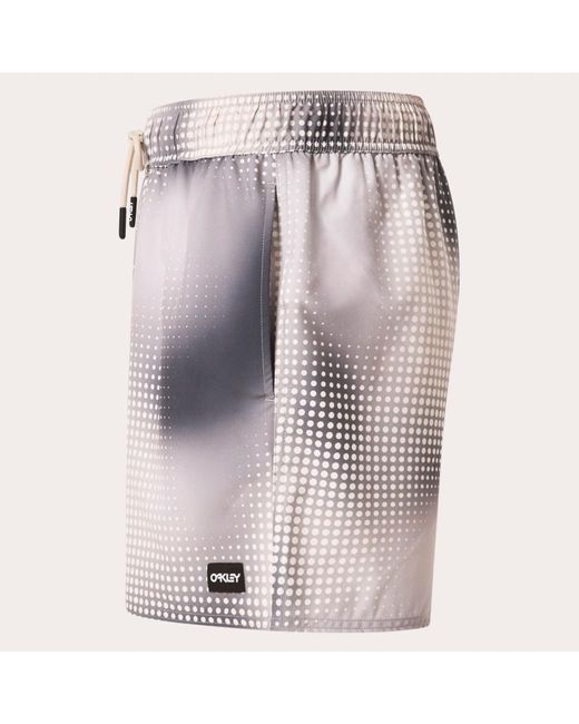 Oakley Pink Sand Pixel Rc 16 Beachshort - Color: Gray for men