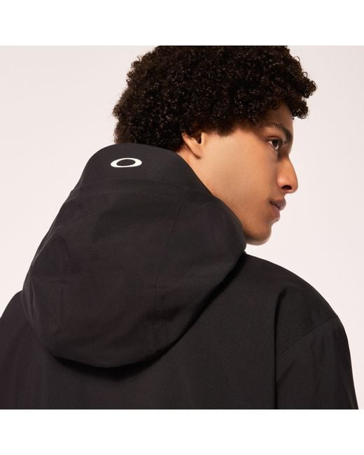 Oakley Black Tc Reduct Earth Shell Jacket for men