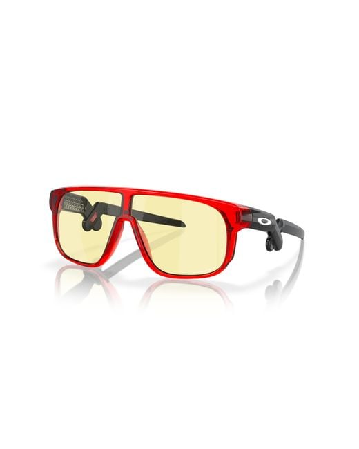 Oakley Black Inverter (youth Fit) Gaming Collection Sunglasses - Color: Red for men