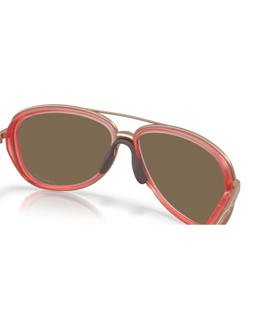 Oakley Black Split Time Sunglasses - Color: Matte Translucent Peach