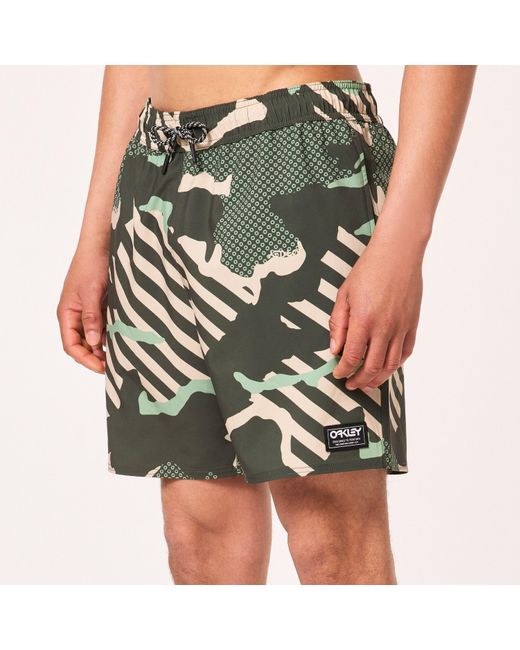 Oakley Herren Grip Camo Rc 18 Beachshort in Green für Herren