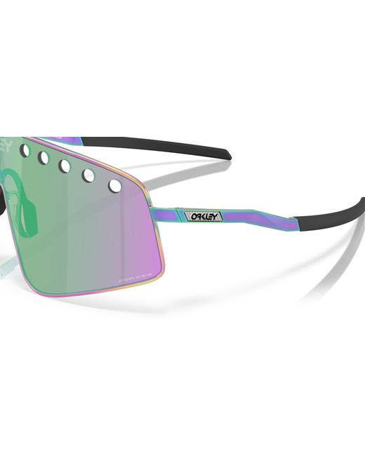 Oakley Green Sutrotm Ti Sweep Sunglasses - Color: Polished Oil Slick