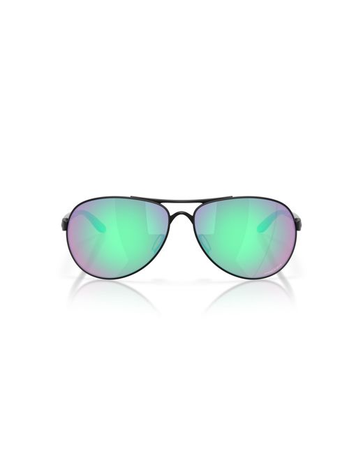 Oakley Blue Oo4079 Feedback Aviator Sunglasses