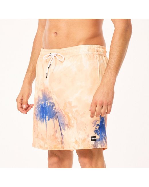 Oakley Pink Canary Palms Rc 18 Beachshort - Color: Orange for men