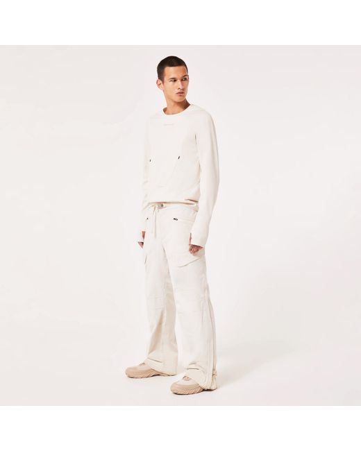 Oakley White Latitude Flex Tech Pant for men