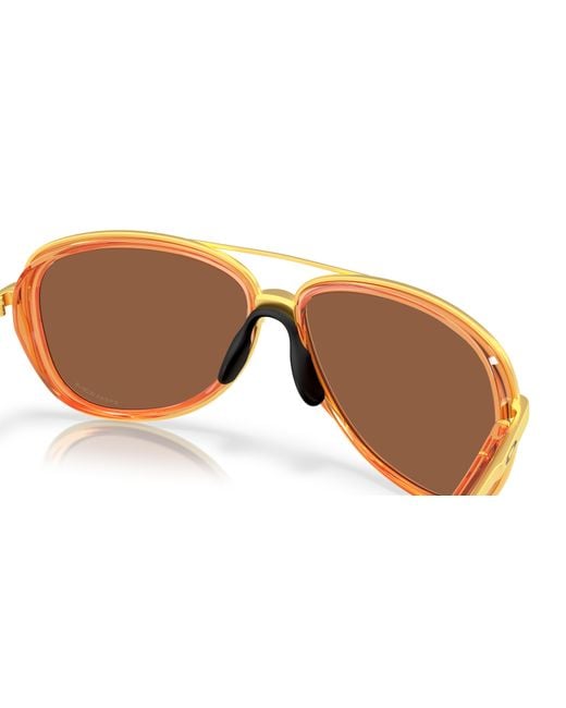 Oakley Black Split Time Sunglasses - Color: Transparent Ginger