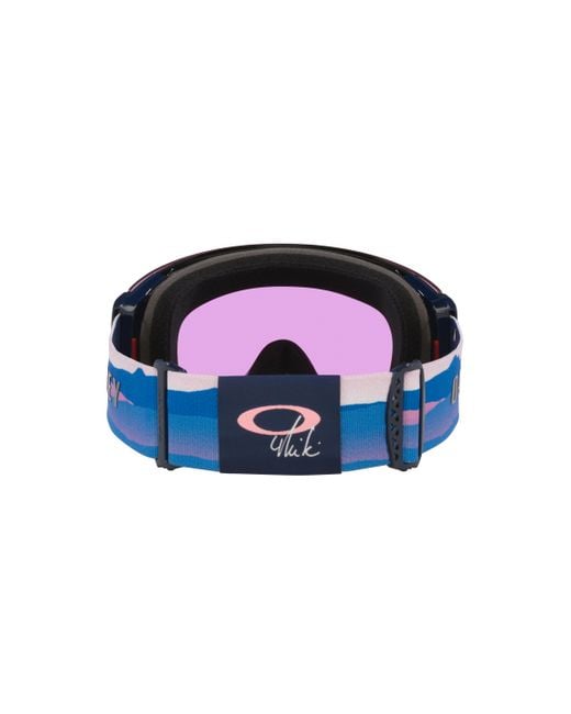 Oakley Blue Herren Flight DeckTM Pro M Mikaela Shiffrin Signature Series Snow Goggles