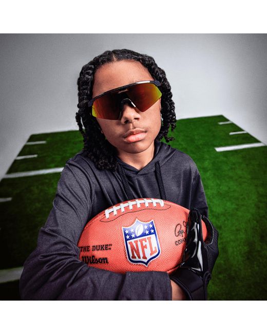 Oakley Black Resistor Sweep® (youth Fit) Patrick Mahomes Ii Collection Sunglasses - Color: Dark Galaxy for men