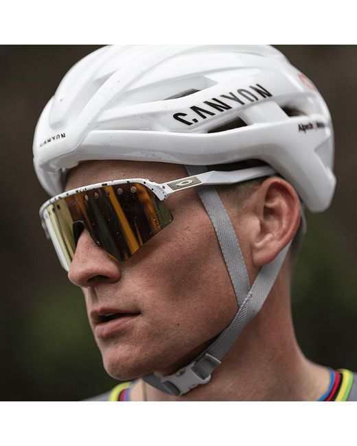 Uomo Mathieu Van Der Poel Signature Series Sutro Lite Sweep Occhiali Da Sole di Oakley in Black da Uomo
