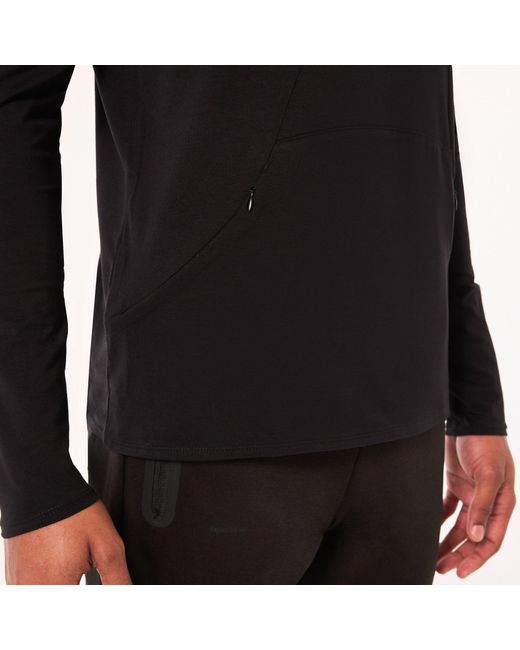 Oakley Definition Premium Cotton Pocket Tee Ls - Color: Black