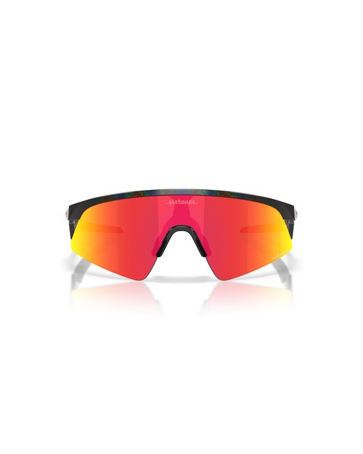 Oakley Black Resistor Sweep® (youth Fit) Patrick Mahomes Ii Collection Sunglasses - Color: Dark Galaxy for men