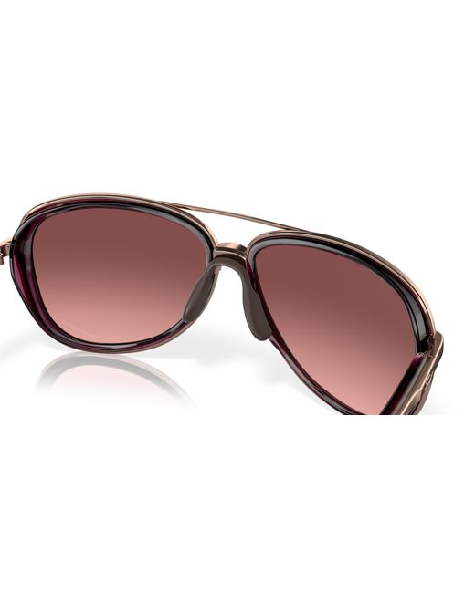 Oakley Crystal Raspberry Split Time Sunglasses in het Multicolor