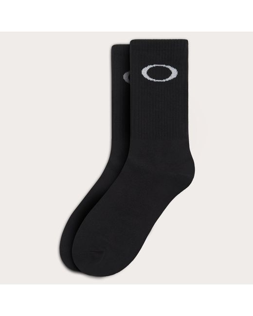 Oakley Black Ellipse Crew Sock for men