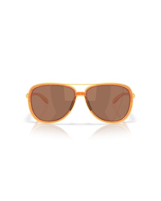 Oakley Black Split Time Sunglasses - Color: Transparent Ginger