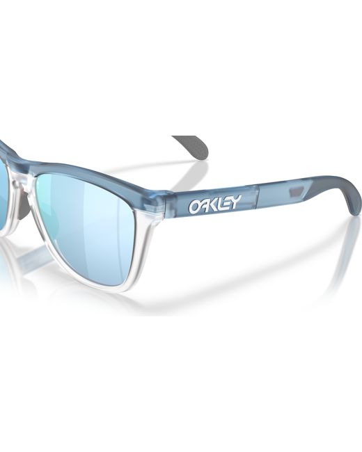 Oakley Black Frogskinstm Range Xl Sunglasses - Color: Transparent Stonewash/clear